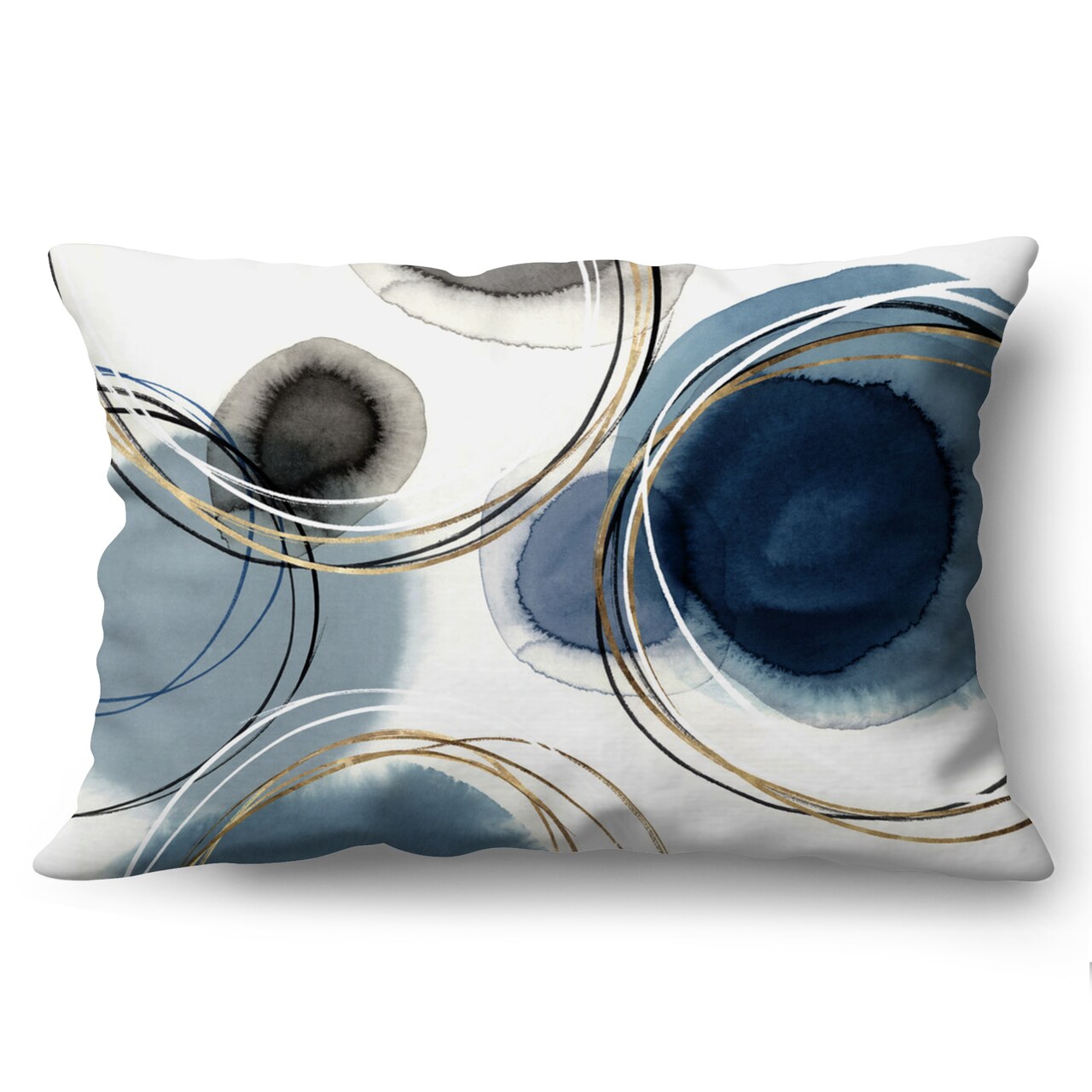Americanflat Abstract Rectangular Throw Pillow with Premium Polyester